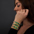 Obsidienne | Argent | Bracelet Cascade de Verre Luciole